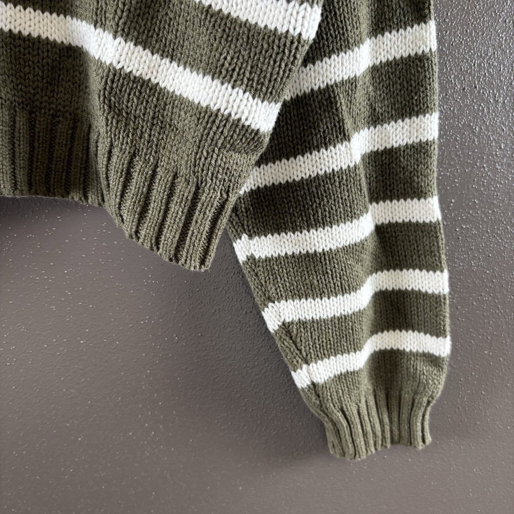 American Eagle Womens Sweater Sz L Large Long Sleeve Soft Striped Excellent - Picture 3 of 7